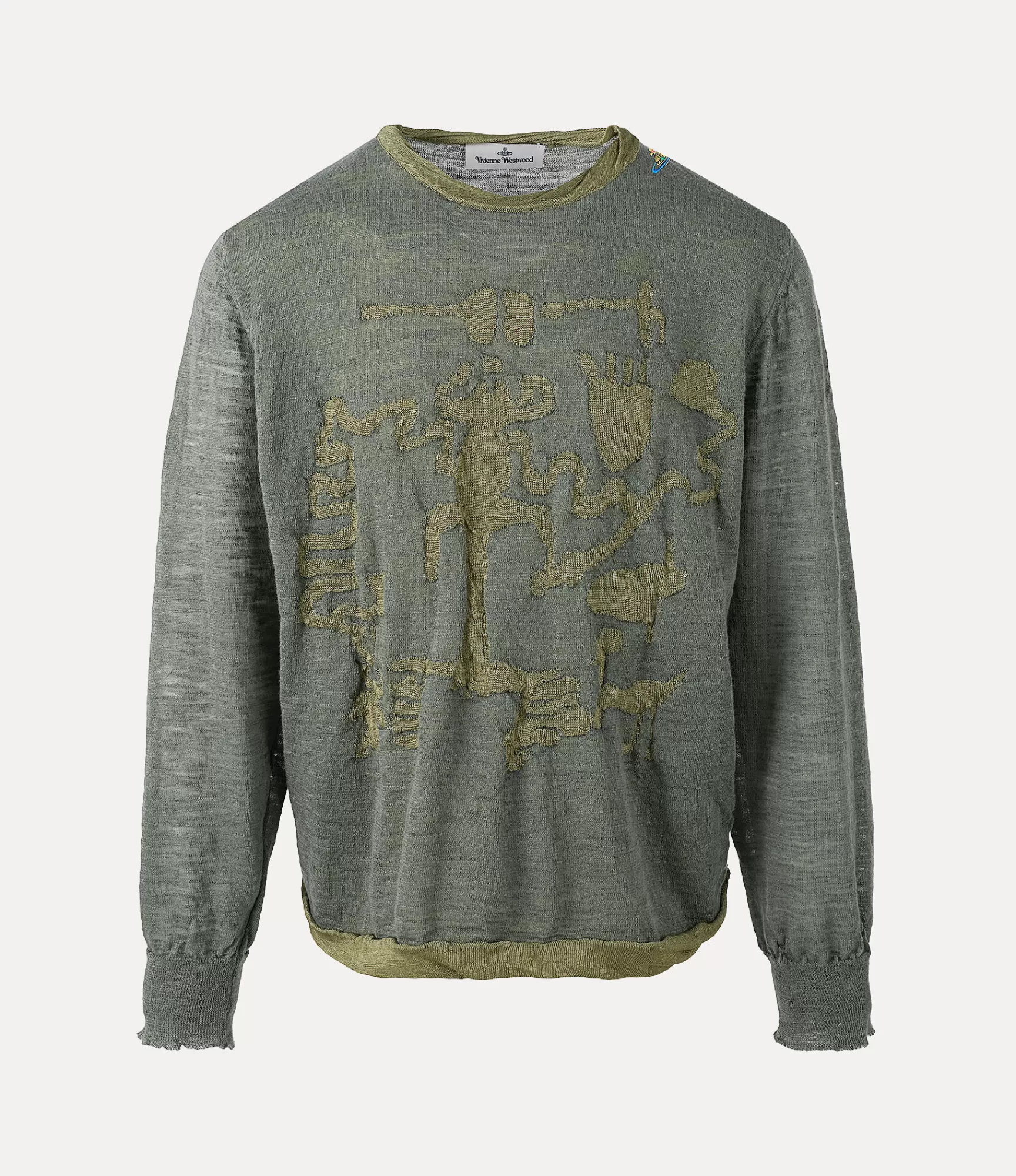 Vivienne Westwood Knitwear and Sweatshirts*Caveman jumper Grey